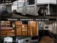 2001 Sundowner Trailers Sunlite Gooseneck Horse Trailer — zdjęcie 1